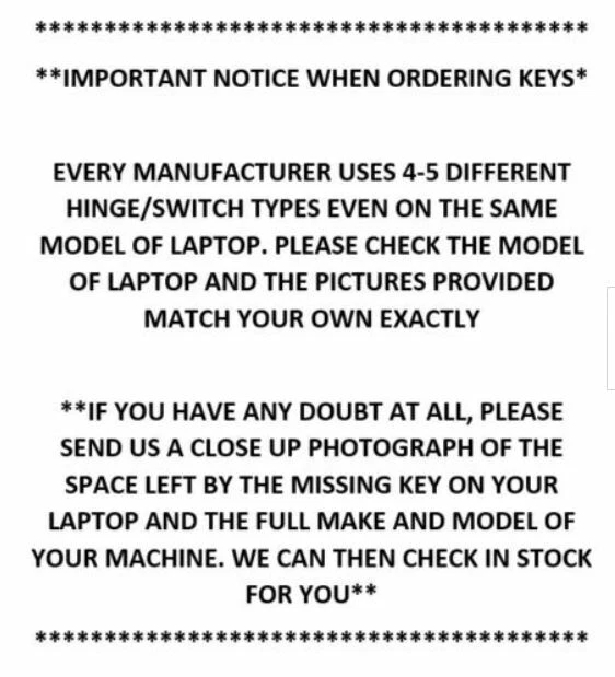 TECLA para teclado retroiluminado inglés estadounidense serie 17-w HP OMEN Foto 2 de 4