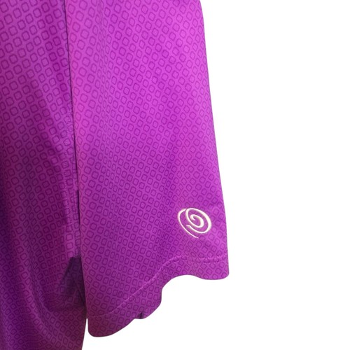 FootJoy Purple Performance Golf Polo Shirt Mens Size XL Flaw - Picture 8 of 12
