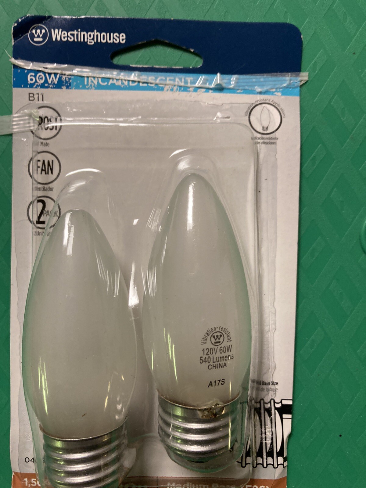 Westinghouse 60 watt Incandescent Bulbs