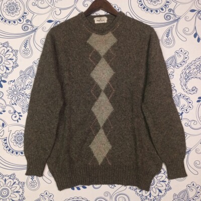 PURE SHETLANDS CERRUTI 1881 MADE IN ITALY JUMPER
