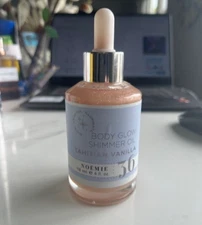 GLOW BRIGHTEN ILLUMINATE BODY GLOW SHIMMER OIL TAHITIAN VANILLA OIL 4 OZ NEW