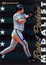 Todd Dunwoody autographed baseball card (Marlins) 1997 Donruss Rated Rookies #10