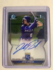2023 Bowman Chrome Jack Pineda 1st Prospect Auto Autograph #CPA-JPI Royals (1)