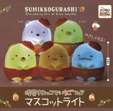 Light Up Sumikko Gurashi Strawberry Fair Mascot Light Gachapon