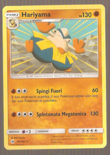 CARTA CARD Pokèmon POKEMON TM Sole e Luna Hariyama fase 1 ps 130 68/149