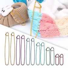 12x Knitting Stitch Holder Set Yarn Stitch Holder Set for Needlecrafts Scarf