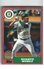 2017 Topps On Demand Mini '87 Topps Red #87173 Renato Nunez /25