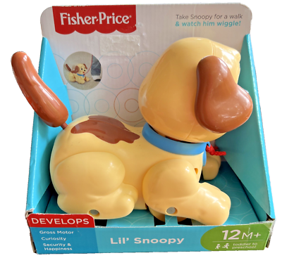 Fisher-Price H9447 Brilliant Basics Lil  Snoopy Toy for sale online
