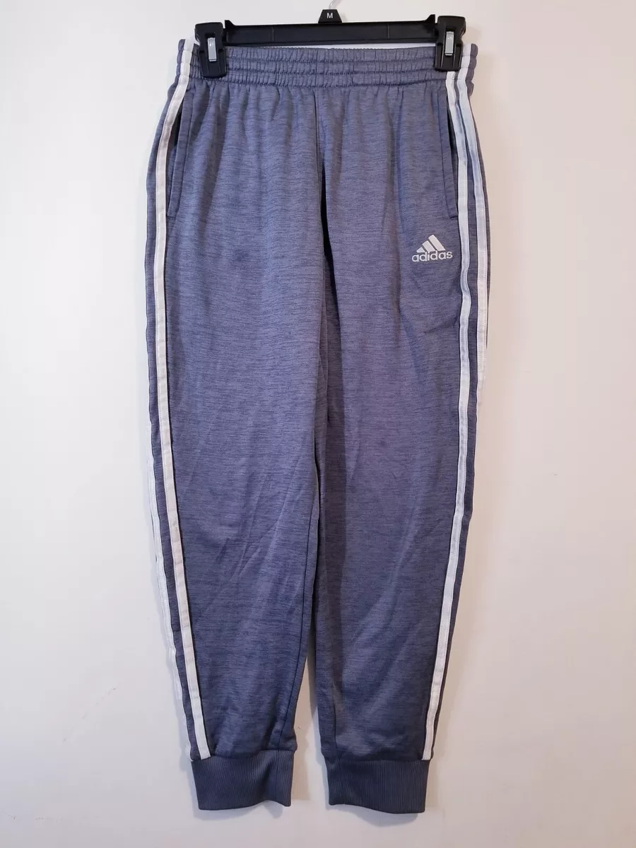 Adidas Sweatpants Boy s Youth Track Pants Streetwear Three Stripes Grey