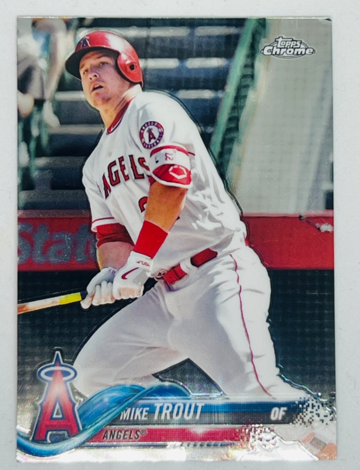 2018 Topps Chrome - #100 Mike Trout