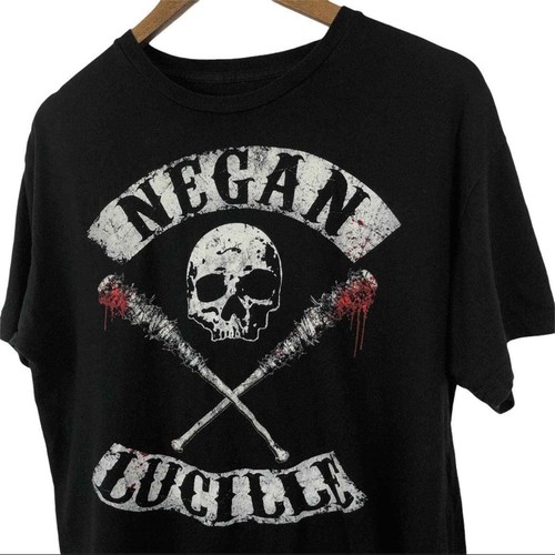 T-shirt Negan Lucille The Walking Dead – Motif Série Culte, Toutes Tailles, 100% Coton