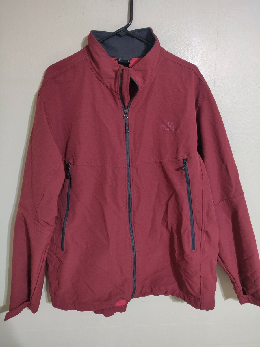 The North Face TNF A4AG RDT Softshell Jacket Maroon Outdoors Coat