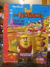Vintage 1994 The Flintstones Wind-Up Figurine by Hanna-Barbera Barney NIP