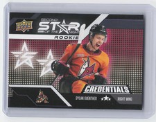 2022-23 Upper Deck Credentials #2SR-3 Dylan Guenter Second Star of the Night