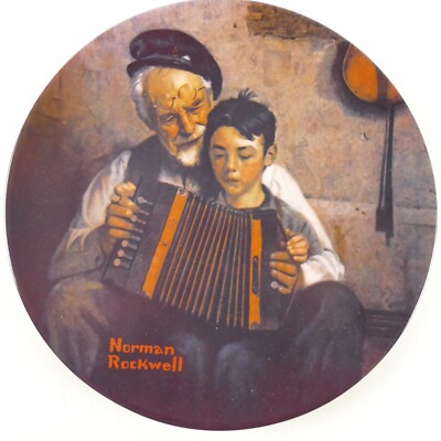 Edwin M.Knowles Norman Rockwell Sammelteller 1985 22 cm RT-1310