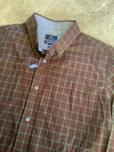 1 George Mens Large (42-44) Collared Button Up Shirt - Picture 7 of 9
