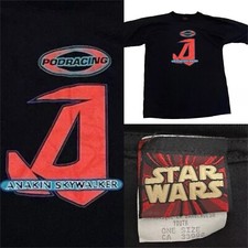 Vtg Star Wars Anakin Skywalker Podracing Episode 1 Phantom Menace Youth T Shirt