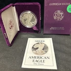 American Eagle One Oz Proof Silver Bullion Coin 1988
