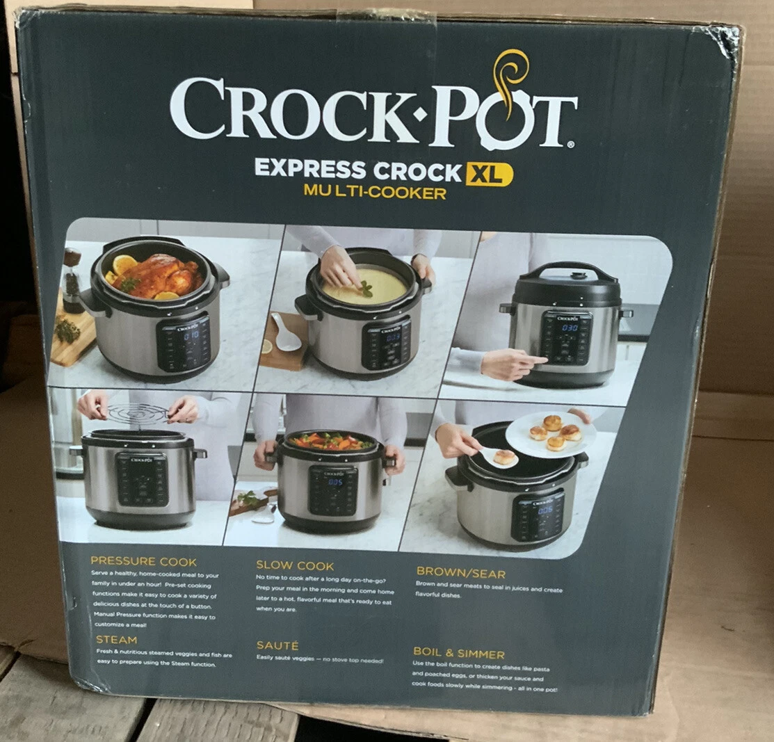 Crock Pot 8 Quart Multi Use XL Express Crock Programmable Slow