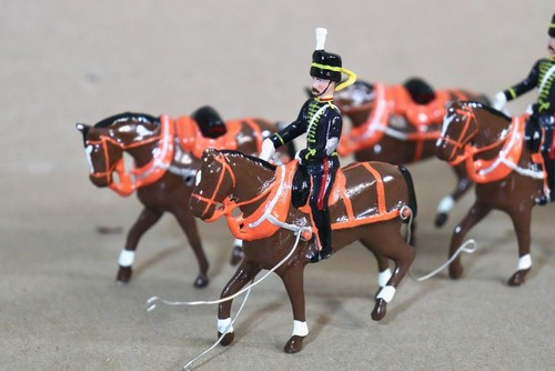 SOLDATS DORSET ROYAL HORSE ARTILLERIE CALÈCHE ET ÉQUIPAGE TROUPE COULEUR 1oe - Photo 3 sur 23