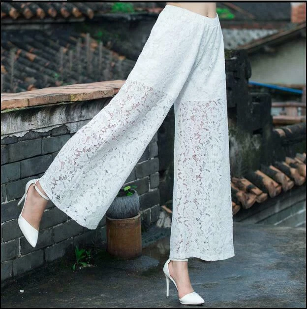 Asian wide leg clearance pants