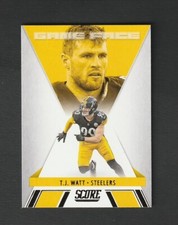 2021 Score Football TJ Watt Game Face #GF5 Pittsburgh Steelers