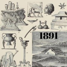 1891 ARCHAEOLOGY ANCIENT EGYPTIAN BRONZE AGE PRE HISTORIC VICTORIAN ERA PRINT