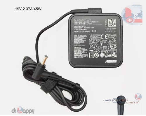 Cargador adaptador de corriente 45W 4,0 mm para ASUS VivoBook 15 X1500 X1500EP X1500EA R202L - Imagen 3 de 8