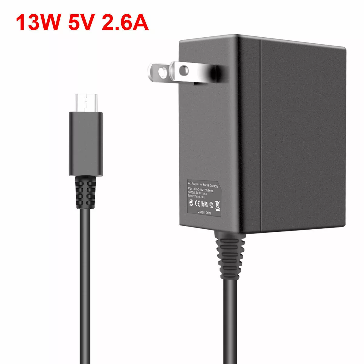 Nintendo switch on sale cord charger