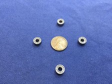 4 Pcs 4mm x 9mm x 4mm Metal Shields Deep Groove Radial Ball Bearings 684ZZ C15