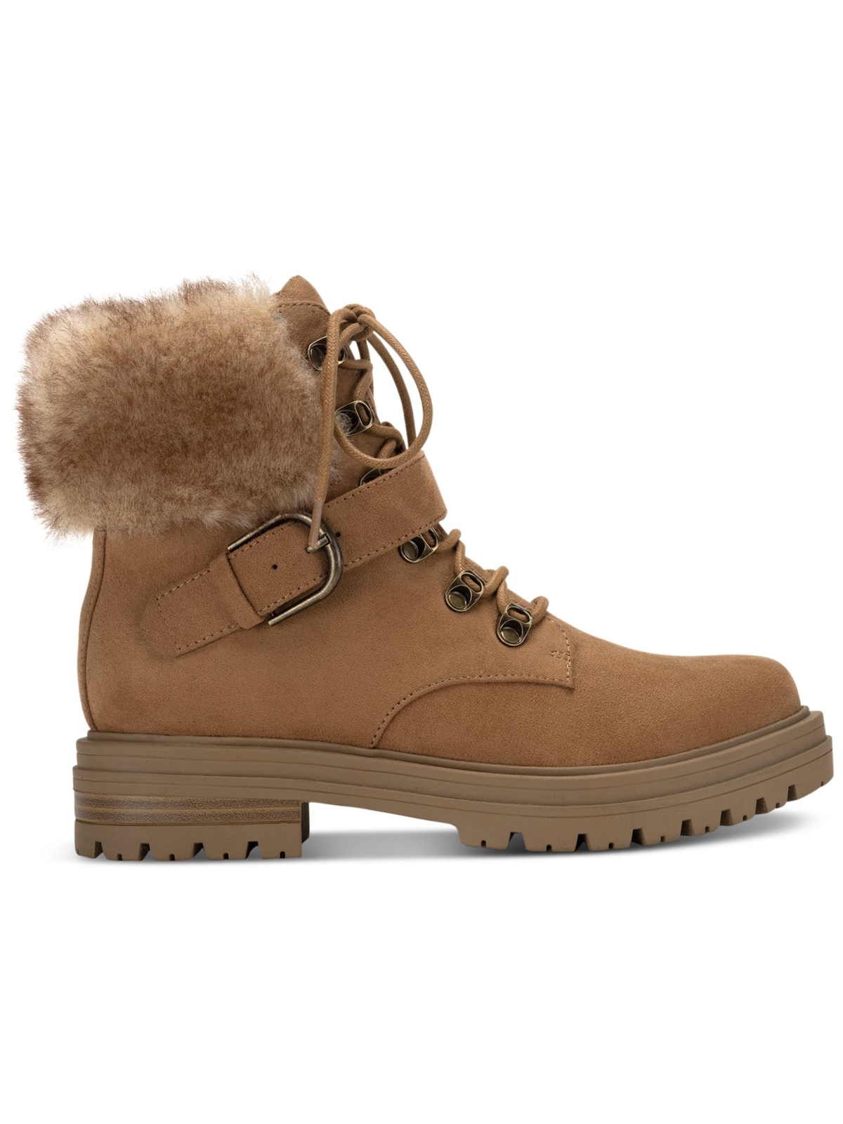 СОЛНЦЕЗАЩИТНЫЙ КАМЕНЬ Женский Коричневый 1 Платформа Orlenaa Круглый носок блочный каблук Зима 65 М 4690₽