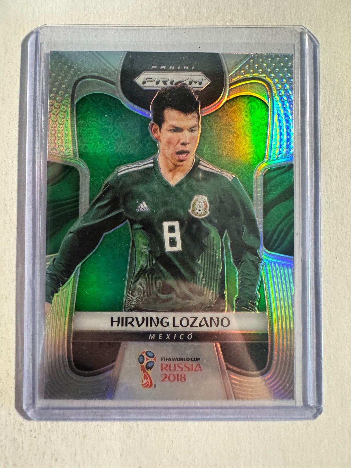 K214,310 - 2018 Panini Prizm World Cup Prizms Silver #135 Hirving Lozano