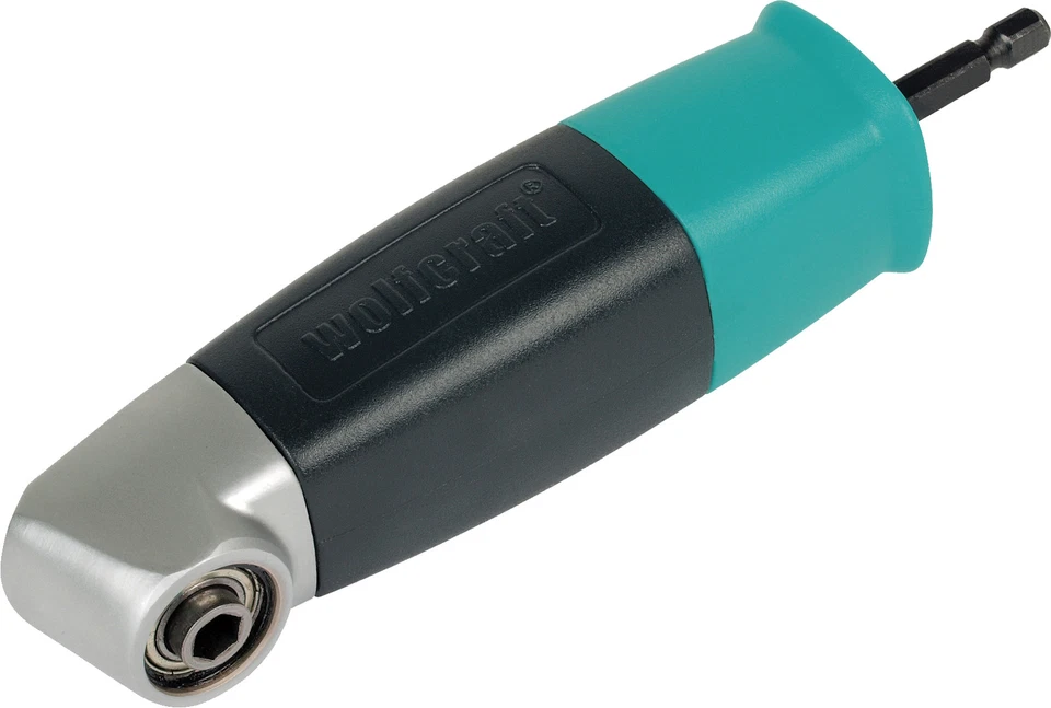 WOLFCRAFT Winkelbithalter Bohrvorsatz Bithalter 90° Winkel Schrauben Bohren NEU