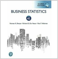 Image of Business Statistics, Global Edition by Sharpe, Veau, Velleman 4th Edition