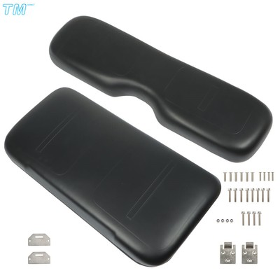 Black Front Backrest Seat Cushion For E-Z-GO Medalist TXT 1994-2013 Golf Cart