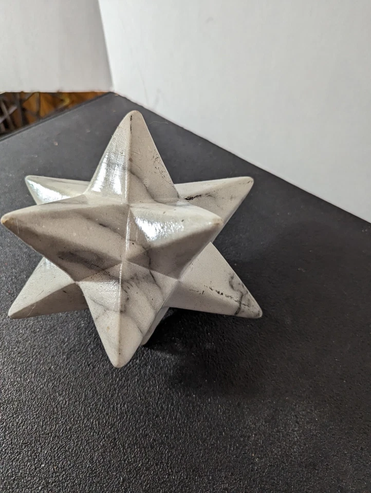 urban trends collection 12 point geometric table decor  - Image 2 of 3