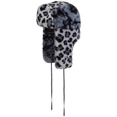KANGOL Wild Fake Fur Fliegermütze Trappermütze Chapka Ushanka Pilotenmütze