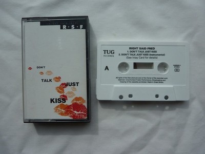 Right Said Fred Don't Talk Just Kiss 2 track single UK cassette cassingle