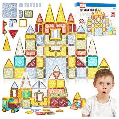 Malplay Magnetische Building Blocks Kinder 3D Puzzle Educational 60 Stück Kinder