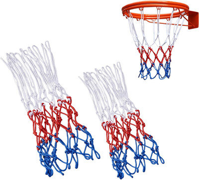 2 Stück Professionelle Basketballnetze, Ersatz Netz Für Standard Größe Korb，Für