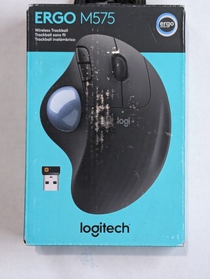 Logitech ERGO M575 (910-005869) Wireless Trackball Mouse - Black