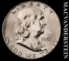1953-D Franklin Half Dollar- Choice Gem Brilliant Uncirculated++++ Luster #K598