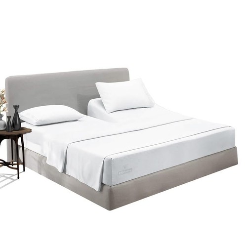 32" King Split Top Flex Head Fitted Sheet ONLY 100% Egyptian Cotton Sheet 100...