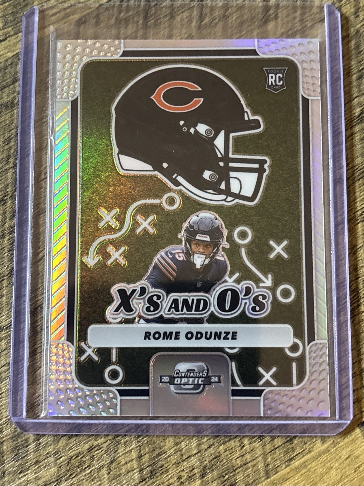 Rome Odunze Panini Contenders Optic X's and O's #XOROE Base