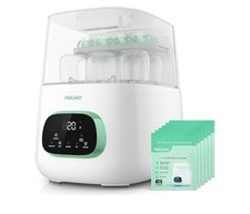 MOLWAY Baby Bottle Washer, Sterilizer and Dryer, All-in-One Pro Cleaning Machine