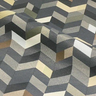 Maharam Parquet Alpha Chevron Crypton Gray Upholstery Fabric