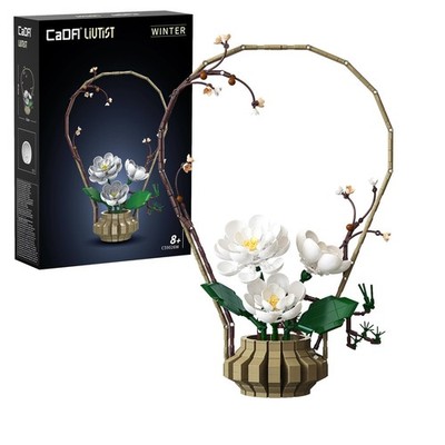 CaDa C59026W Orientalische Blumenkunst Winter Ziegel Bausatz