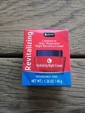 Night Recovery Face Cream b- pure Revitalizing Hydrating Night Cream 1.36 OZ 