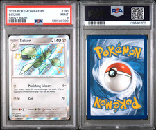 2024 POKEMON PAF EN-PALDEAN FATES Baby SHINY RARE #191 SCIZOR PSA 9