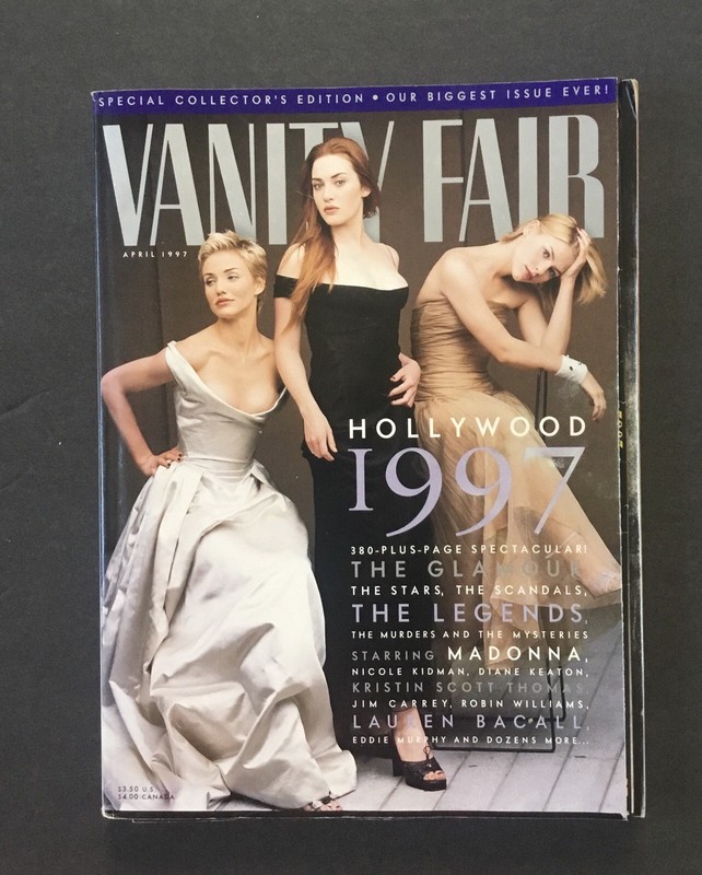 Vanity Fair Magazine April, 1997 Issue Cameron Diaz, Kate Winslet, Claire Danes